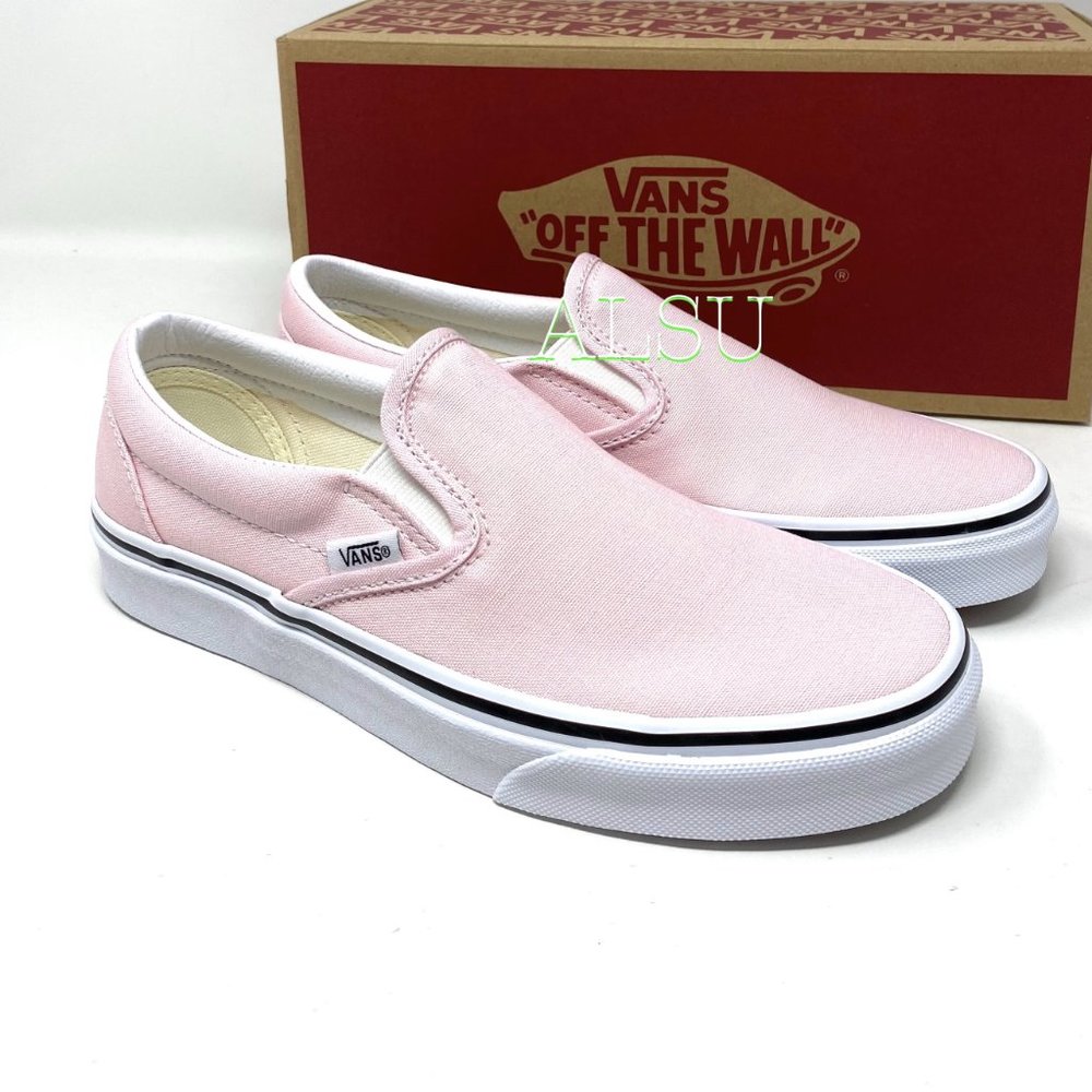 VANS Classic Slip-On Canvas Blushing Pink Women's VN0A4BV3TC3 - Picture 7 of 9